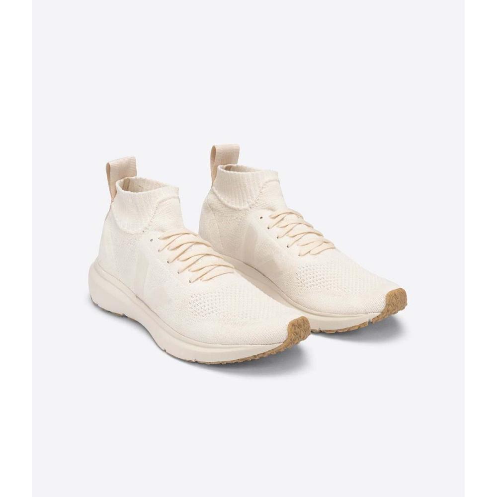 Veja V-KNIT RICK OWENS MID Muške Cipele Bijele | VEJA187-HR