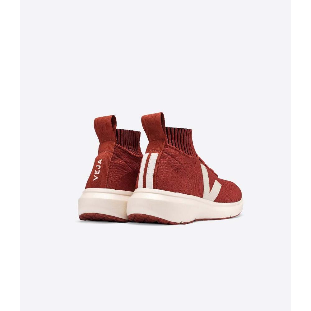 Veja V-KNIT RICK OWENS MID Muške Cipele Crvene | VEJA190-HR