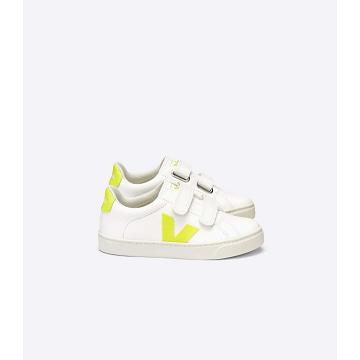 Veja ESPLAR CHROMEFREE Dječje Cipele White/Green | VEJA653-HR