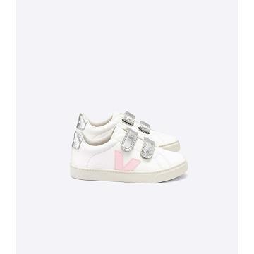 Veja ESPLAR CHROMEFREE Dječje Cipele White/Pink | VEJA658-HR