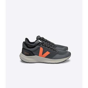 Veja MARLIN LT V KNIT Muške Tenisiće Orange/Black | VEJA049-HR