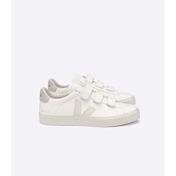 Veja RECIFE CHROMEFREE Muške Cipele White/Beige | VEJA099-HR