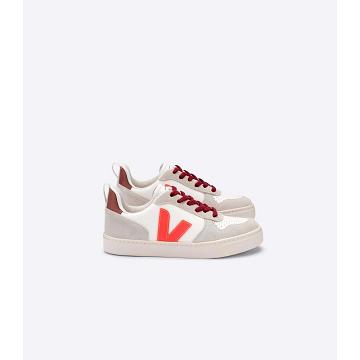 Veja V-10 BONTON Dječje Tenisiće White/Orange | VEJA765-HR