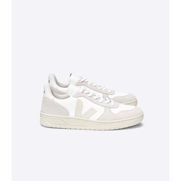 Veja V-10 B-MESH Muške Tenisiće White/Beige | VEJA237-HR