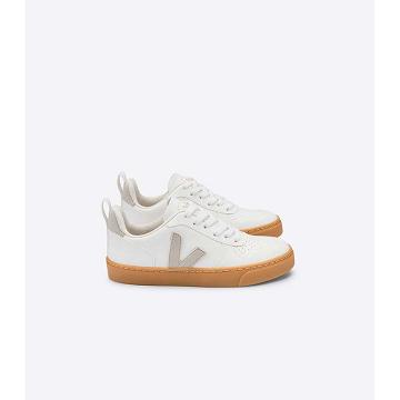 Veja V-10 CWL Dječje Tenisiće White/Beige | VEJA764-HR