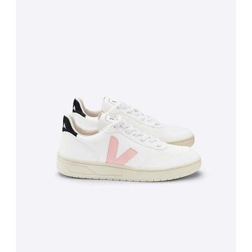 Veja V-10 CWL Ženske Cipele White/Pink/Black | VEJA504-HR