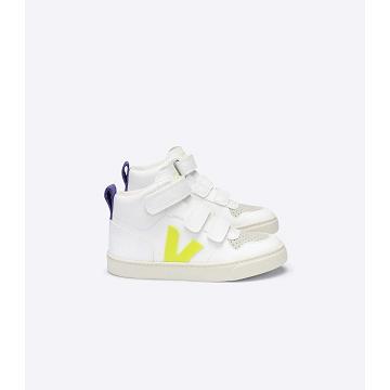 Veja V-10 MID CWL Dječje Cipele White/Purple | VEJA724-HR