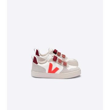 Veja V-10 X BONTON Dječje Tenisiće White/Orange | VEJA769-HR