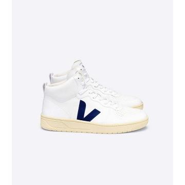 Veja V-15 CWL Ženske Visoke White/Blue | VEJA271-HR